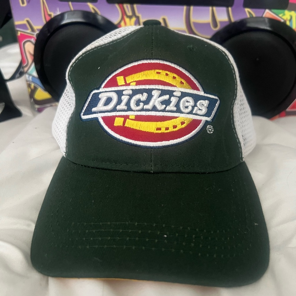 Dickies Dark Green and White Logo Cap